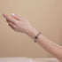 Plum | .925 Sterling Silver | Glowing Gradient Hearts Bracelet